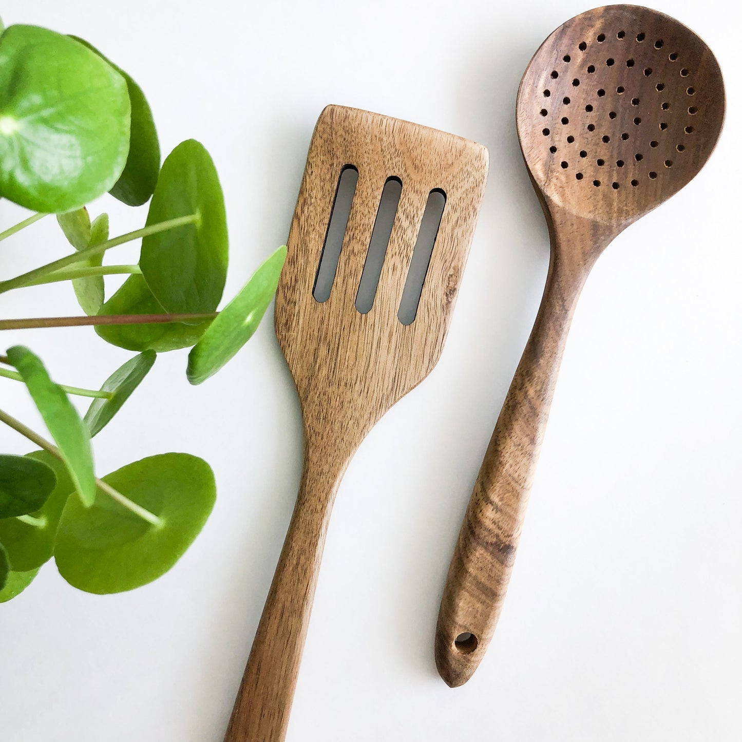 Natural Acacia Wood Kitchen Utensil Set-4
