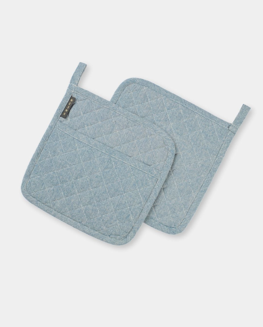 Quilted Potholders, Set of 2-0