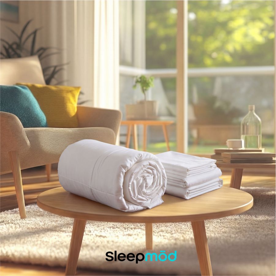 Cooling Comforter Set – Temperature-Regulating Eucalyptus Silk Comforter & Pillow Shams-0