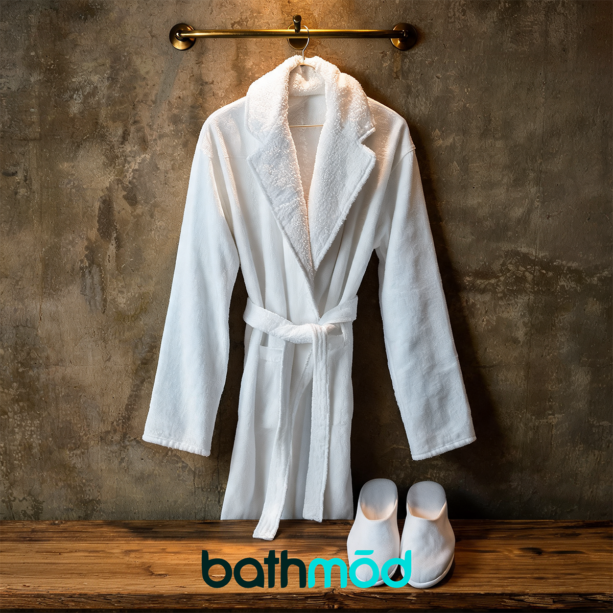 Luxury Organic Bathrobe & Slipper Set-2