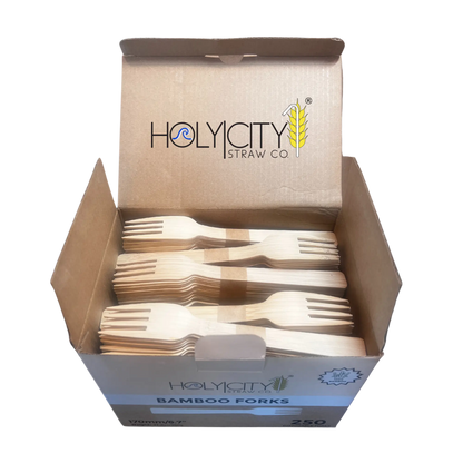 6.7" Bamboo Forks-4