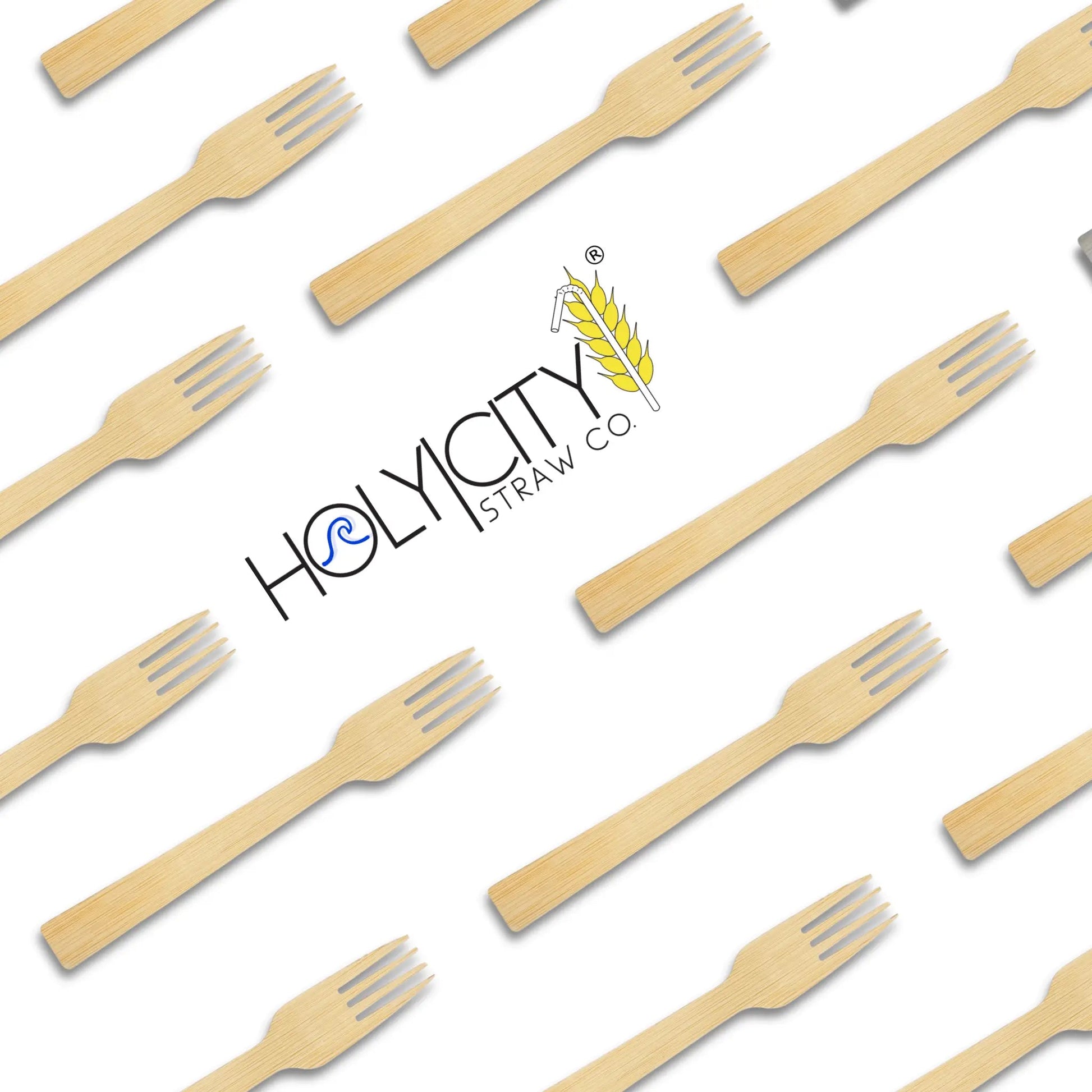 6.7" Bamboo Forks-2