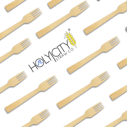 6.7" Bamboo Forks-2