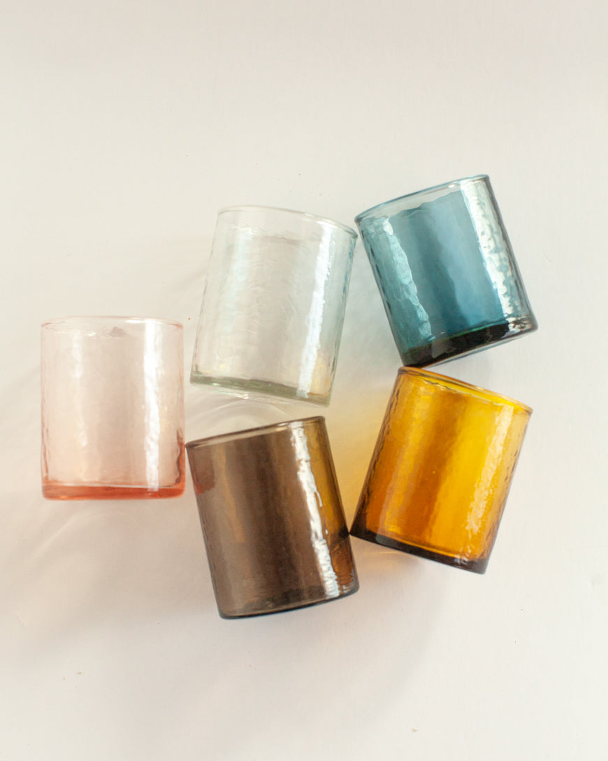Handblown Hammered Glasses | Set of 4-2