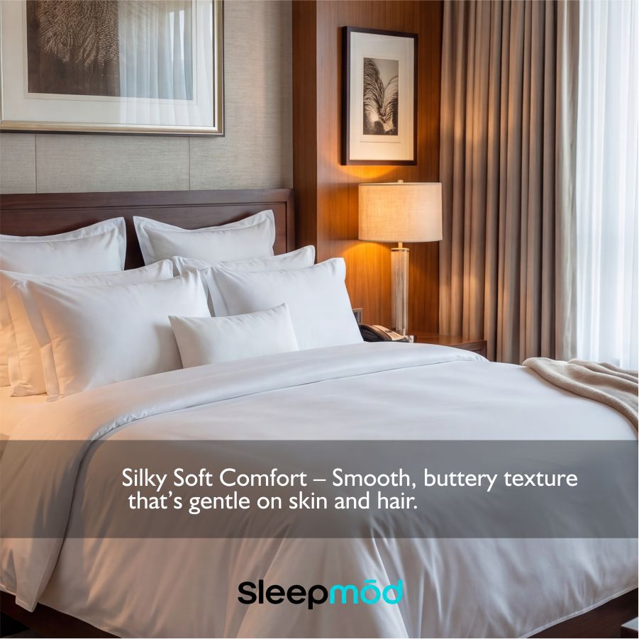 Eucalyptus Silk Sheets – Cooling, Breathable & Hypoallergenic | Luxury Comfort-3