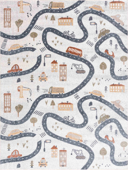 Mave Roads Washable Rug for Kids-0