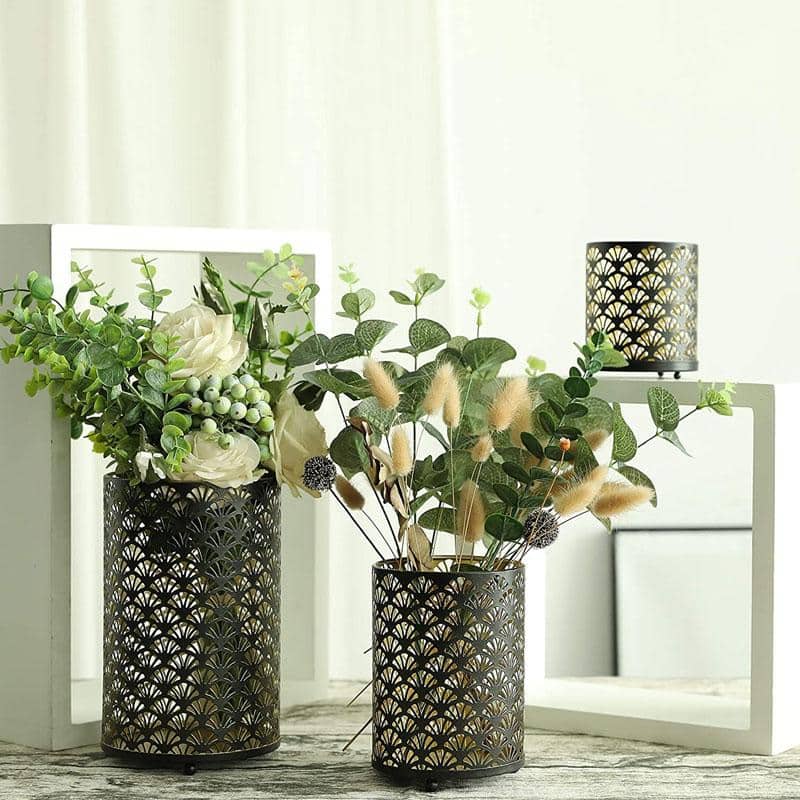 Metal Hurricane Holder ( Set of 3 )-2