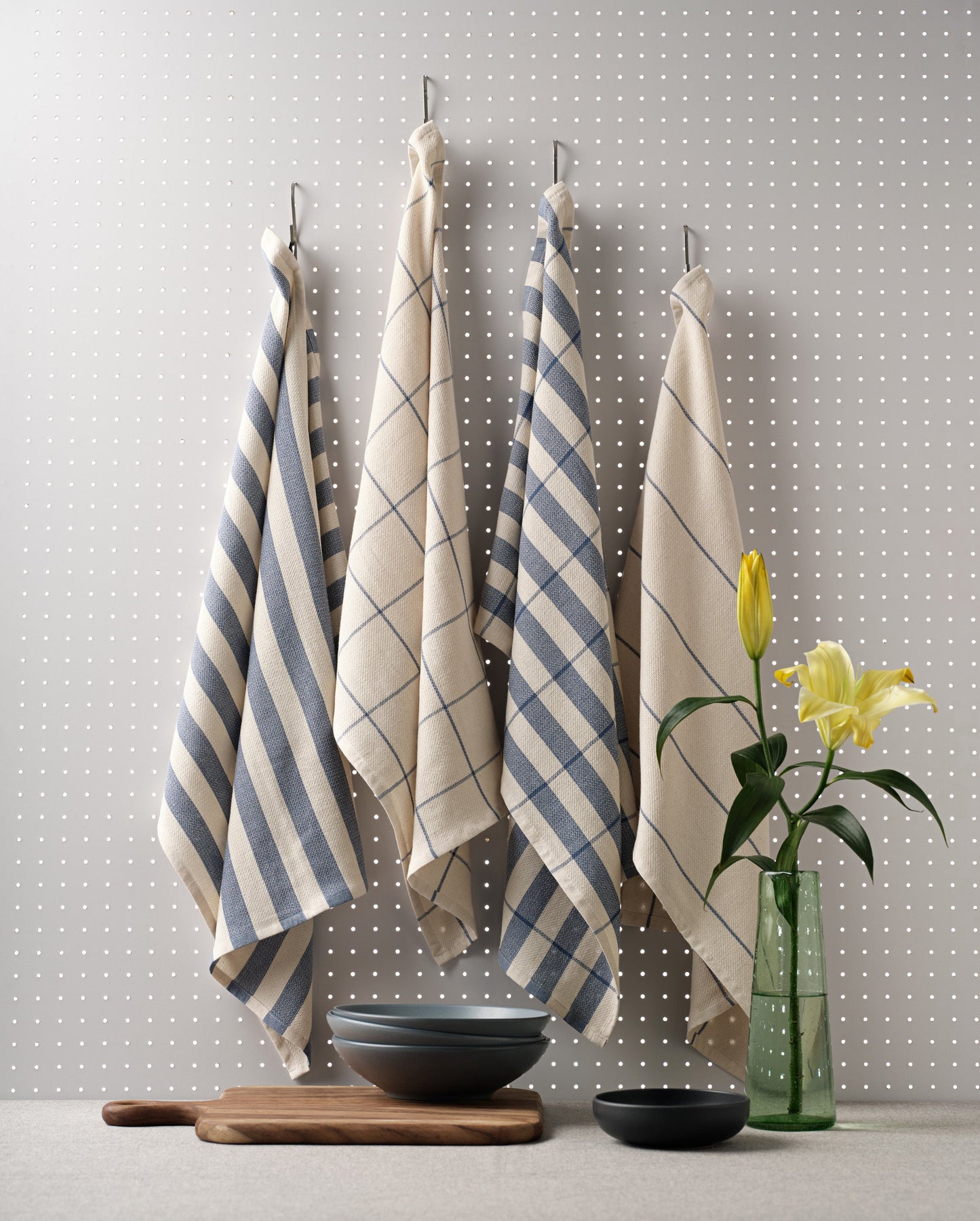 Cotton Kitchen Towels, Set of 4-6