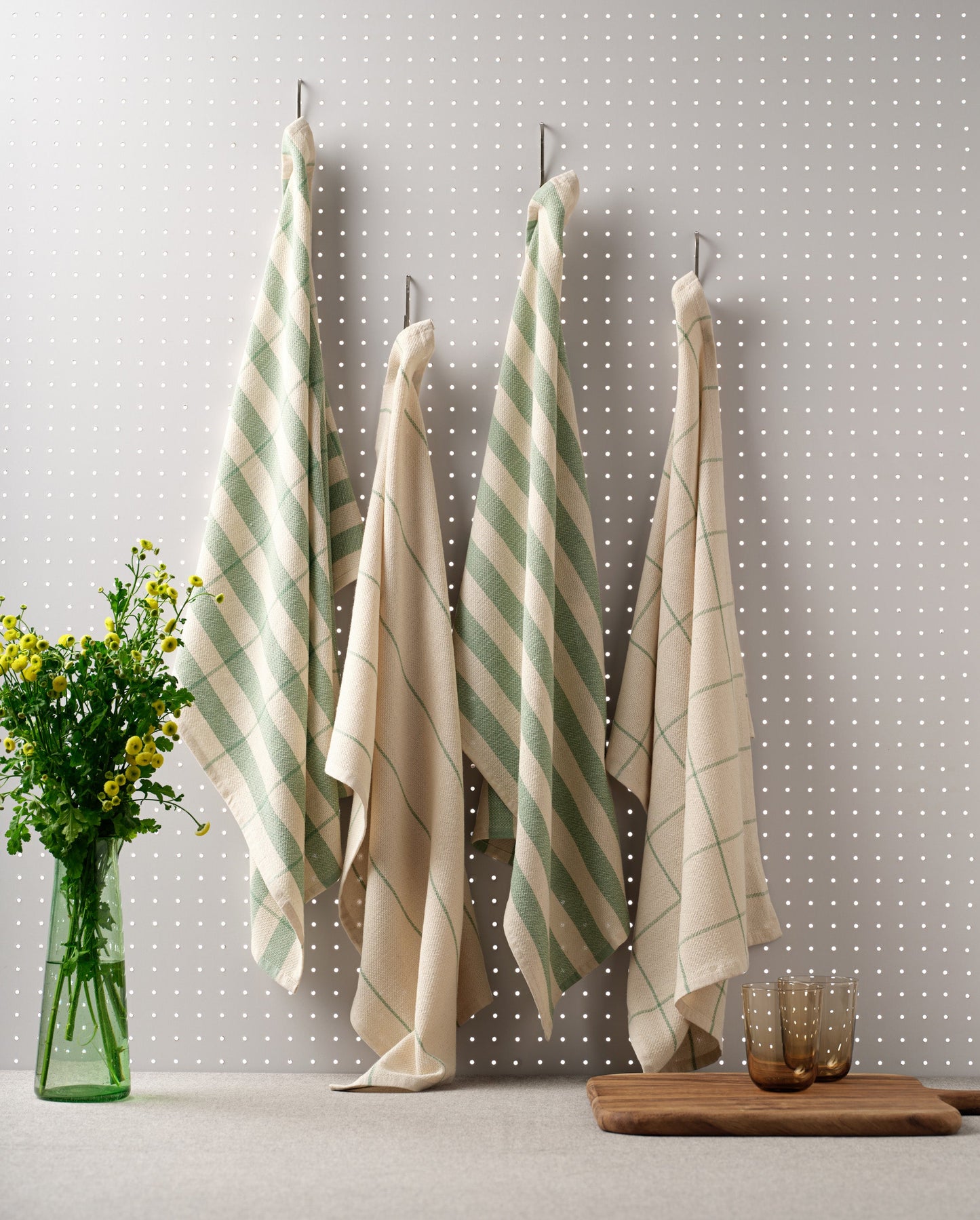 Cotton Kitchen Towels, Set of 4-7