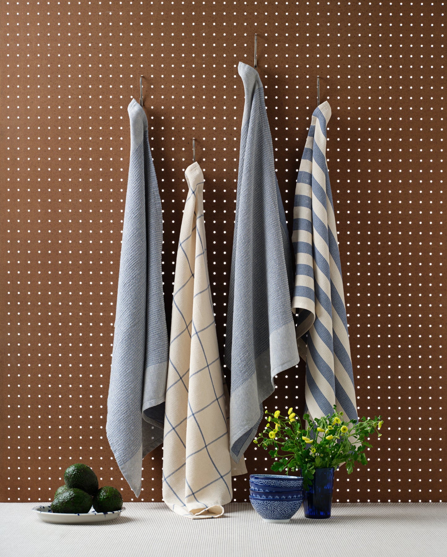 Cotton Kitchen Towels, Set of 4-12
