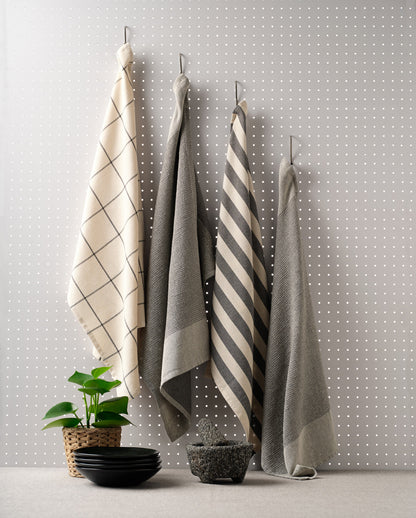 Cotton Kitchen Towels, Set of 4-0