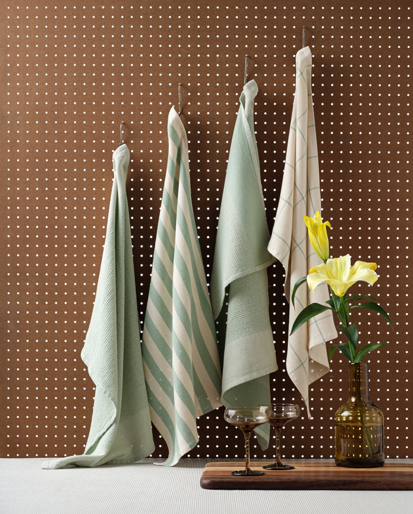 Cotton Kitchen Towels, Set of 4-4