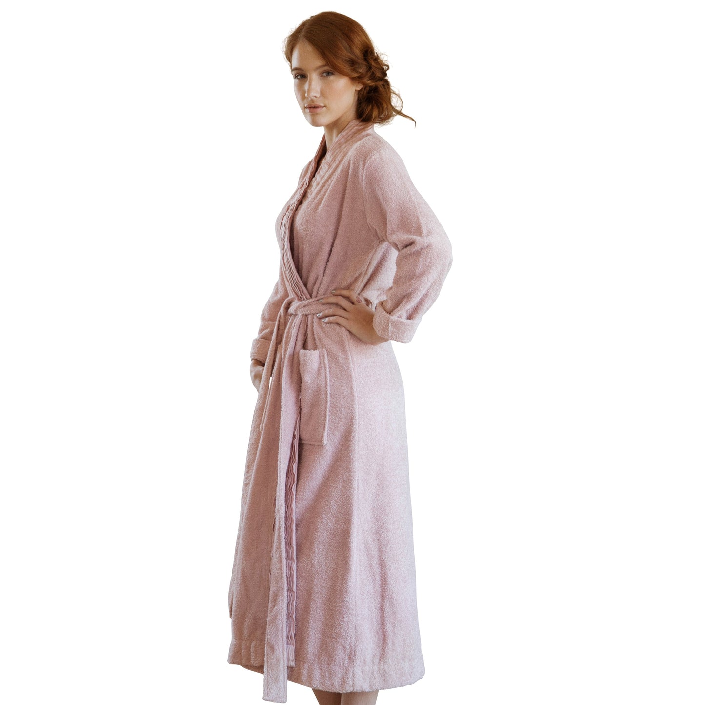 Turkish Cotton Bathrobe – Pleated