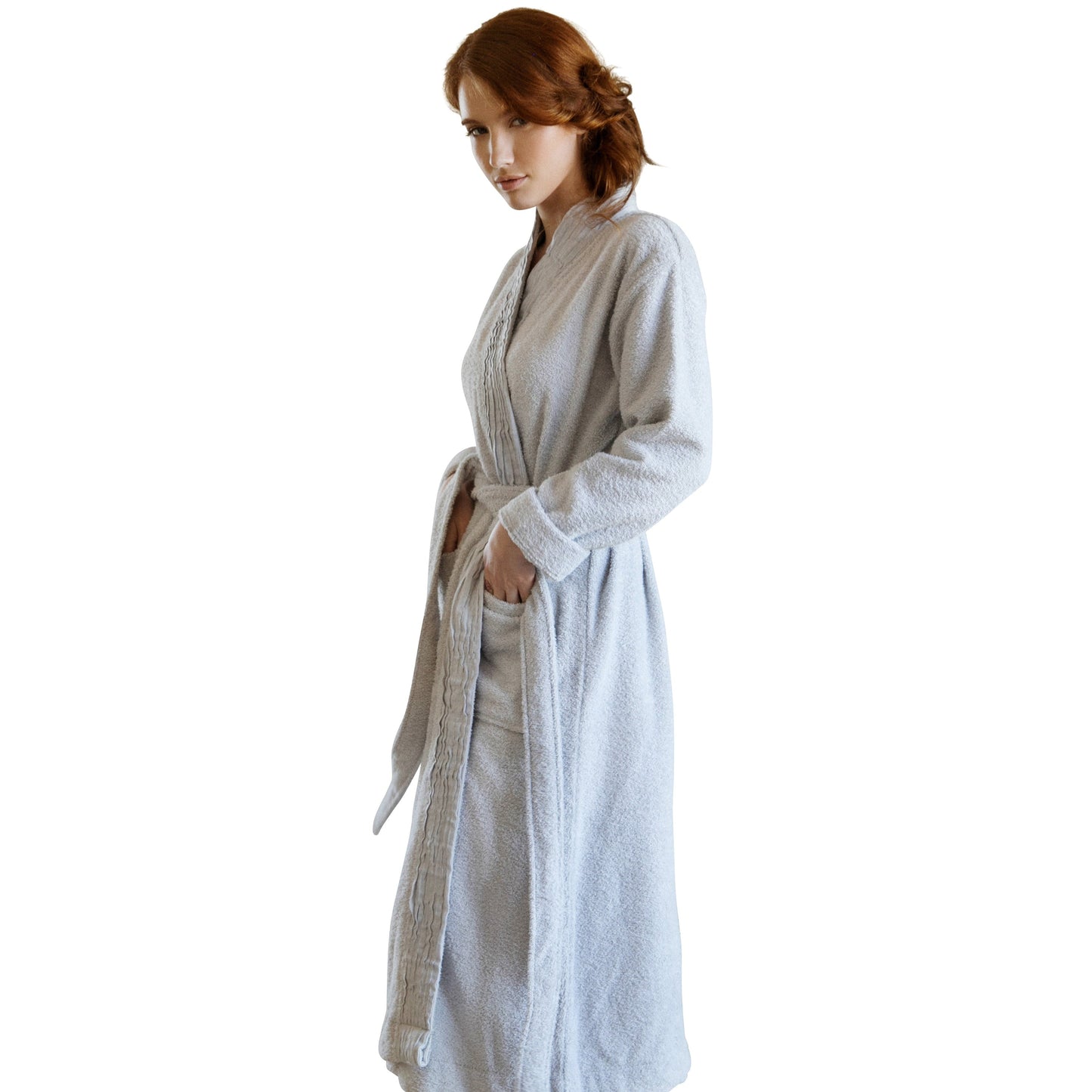 Turkish Cotton Bathrobe – Pleated