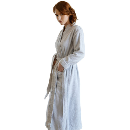Turkish Cotton Bathrobe – Pleated