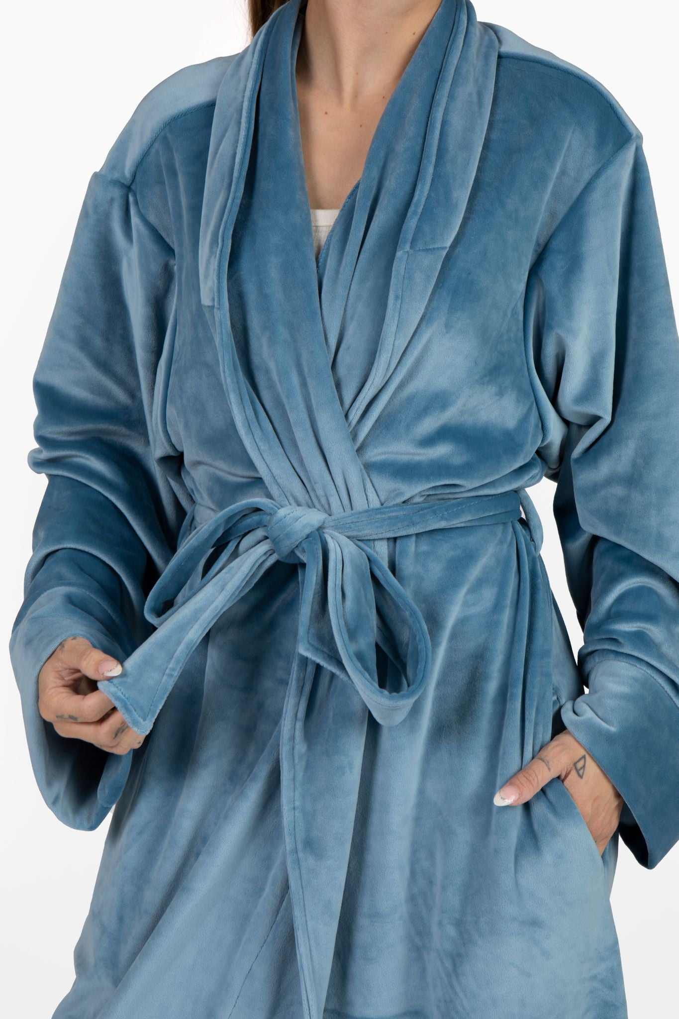 Plush Velour Robe