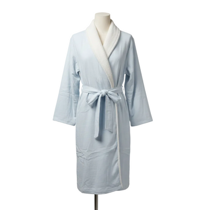 Cotton Muslin Terry Shawl Robe – Soluna