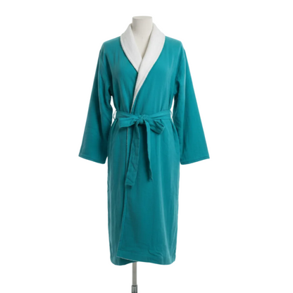 Cotton Muslin Terry Shawl Robe – Soluna