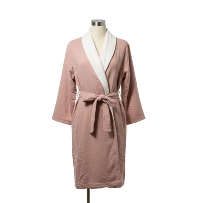 Cotton Muslin Terry Shawl Robe – Soluna