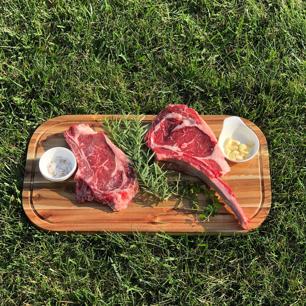 [ Set of 3 ] Zavis Green Acacia Wood Serving Rounded Cutting Board With Juice Groove 20" X 11" | Dishwasher Safe-1