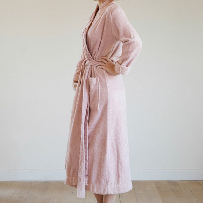 Turkish Cotton Bathrobe – Pleated