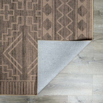 Halle Tan Washable Area Rug - Clearance-4