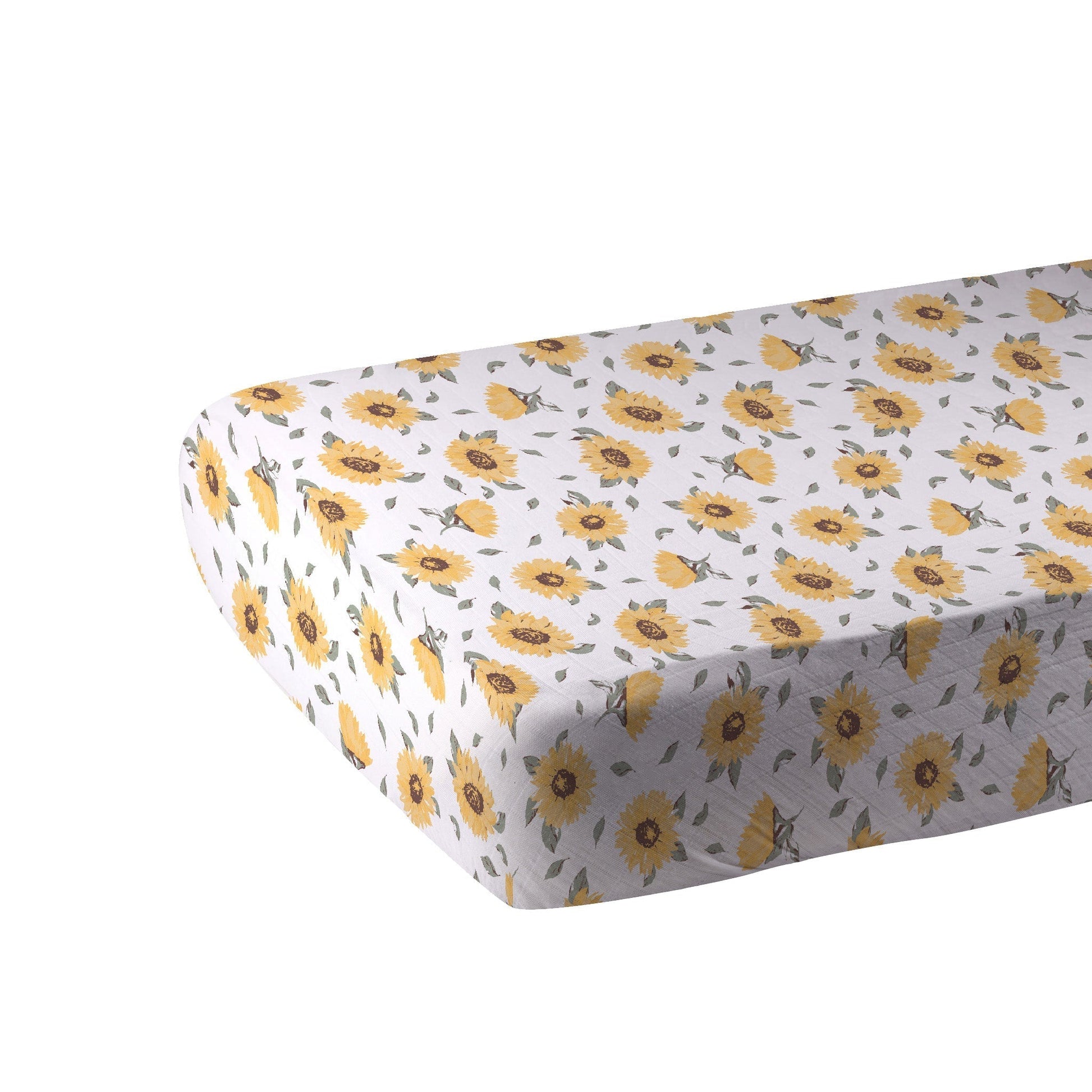 Sunflower Farm Crib Sheet-2