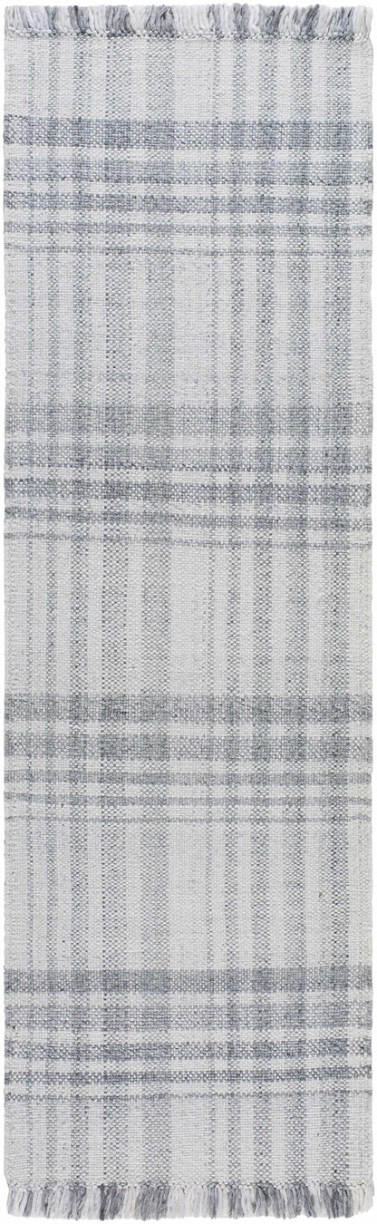 Inara Gray Plaid Area Rug - Clearance-5