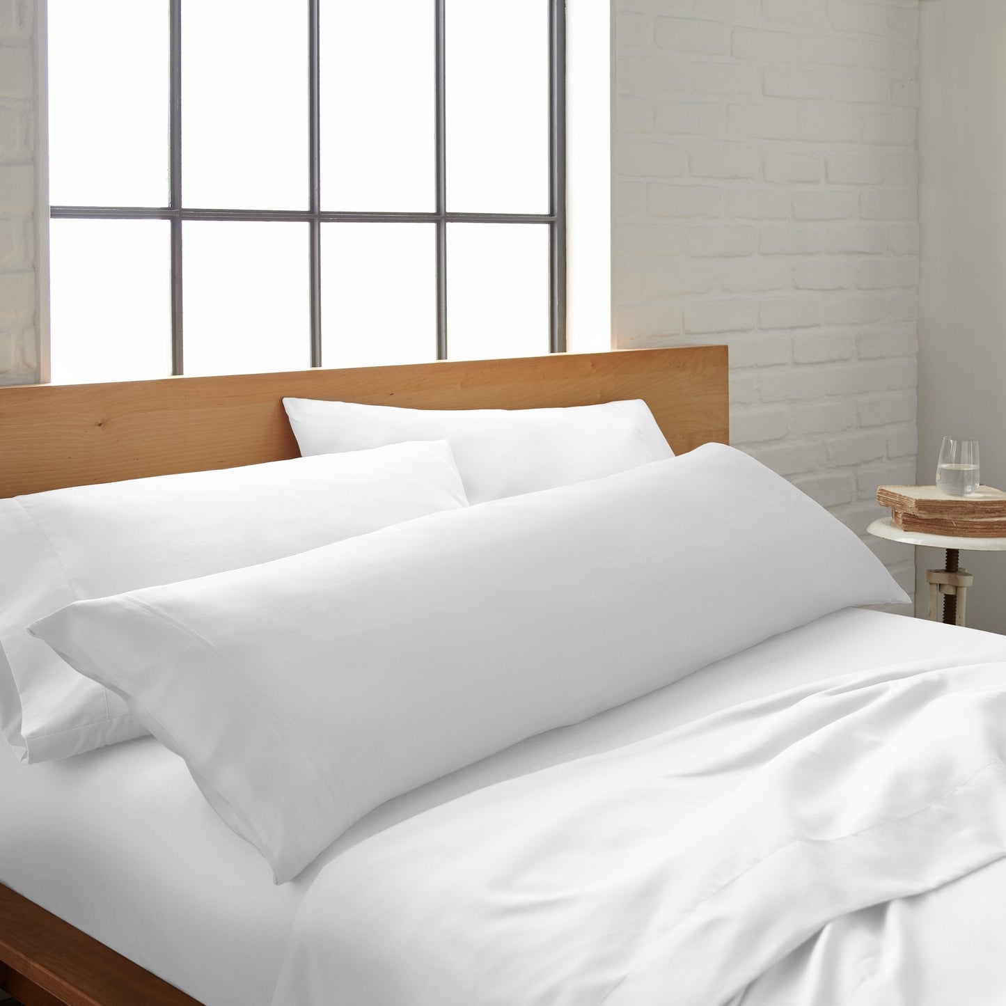 White Bamboo Pillowcase – Body (24x60 in, Multi-Colors, Cooling, 300 TC)