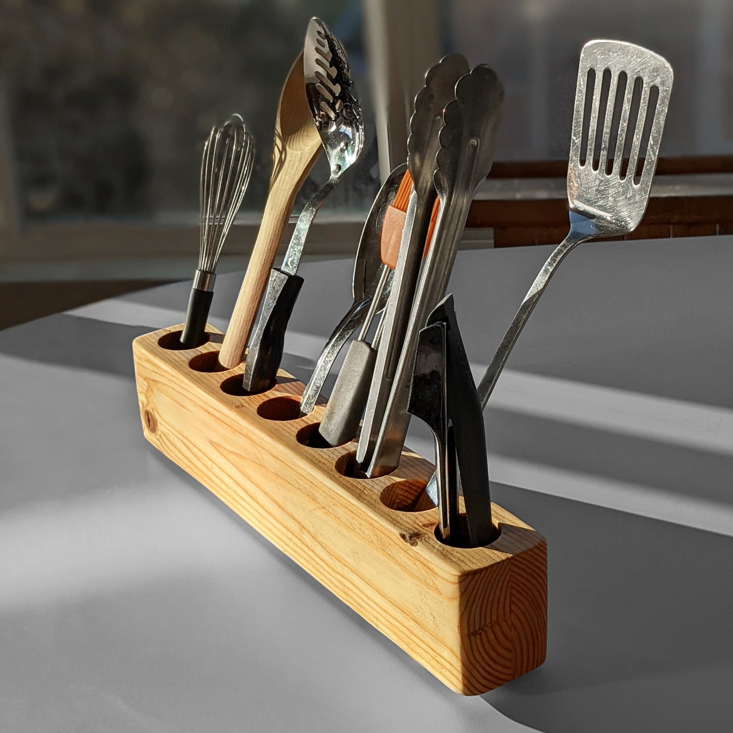 Slot cooking utensil holder-4