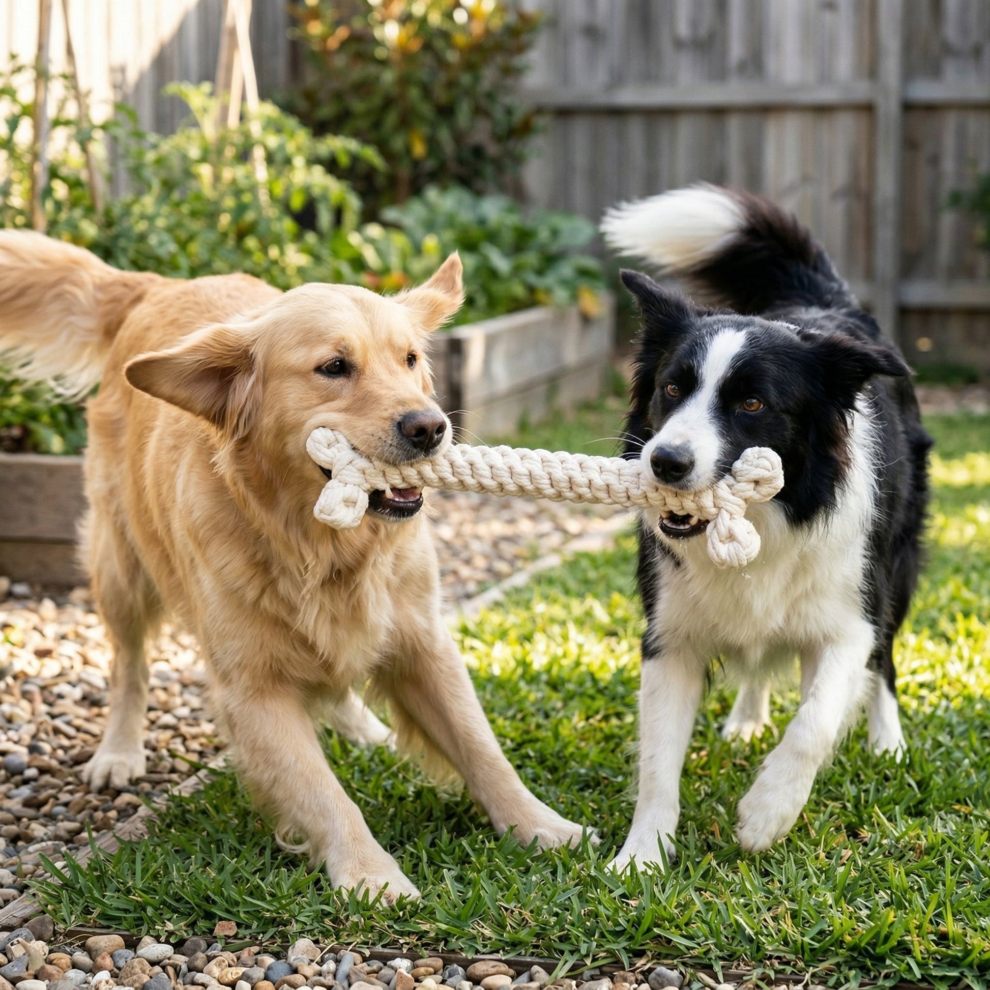 The Jumbo White Rope Bone Toy-3