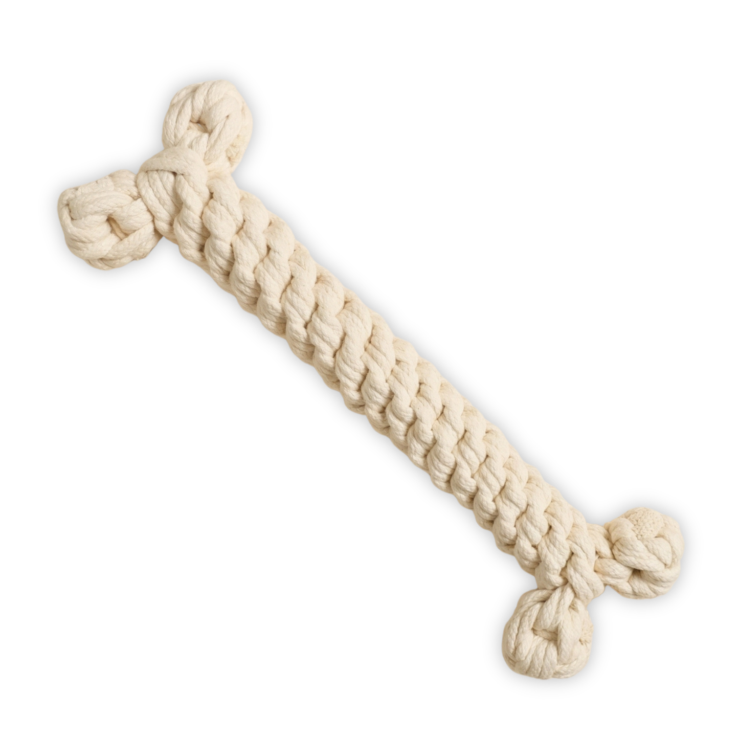 The Jumbo White Rope Bone Toy-0