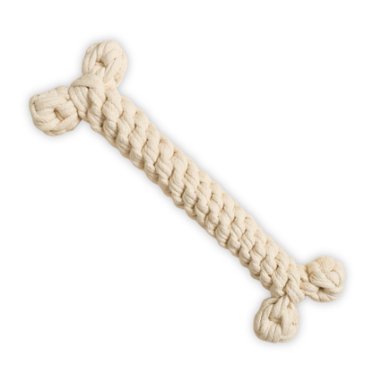 The Jumbo White Rope Bone Toy-0