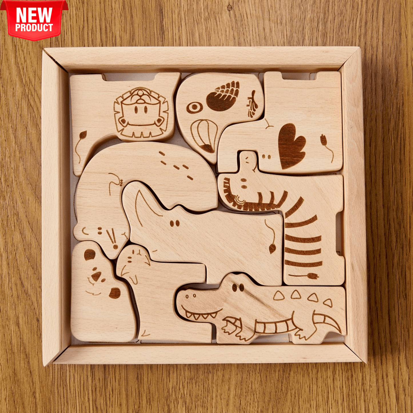 Safari Animal Puzzle-0
