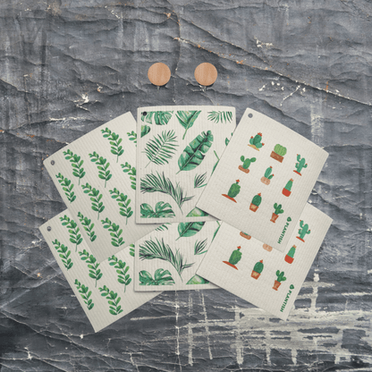 Potting Around - Swedish Sponge Cloth Set + Hook-2
