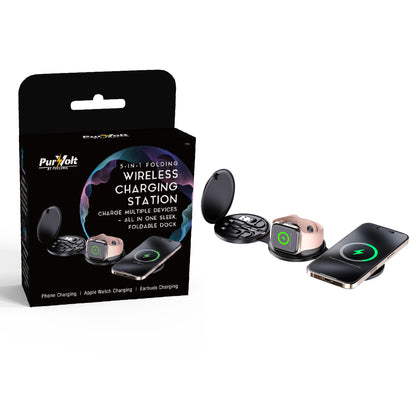 Complete Wireless Charging & Comfort Bundle – Sip & Charge 2-in-1 Mug Warmer + 5-in-1 Folding Charging Station-3