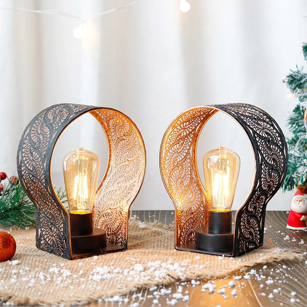 Set of 2-7"H Wall Sconce Battery Operated Lamps-2