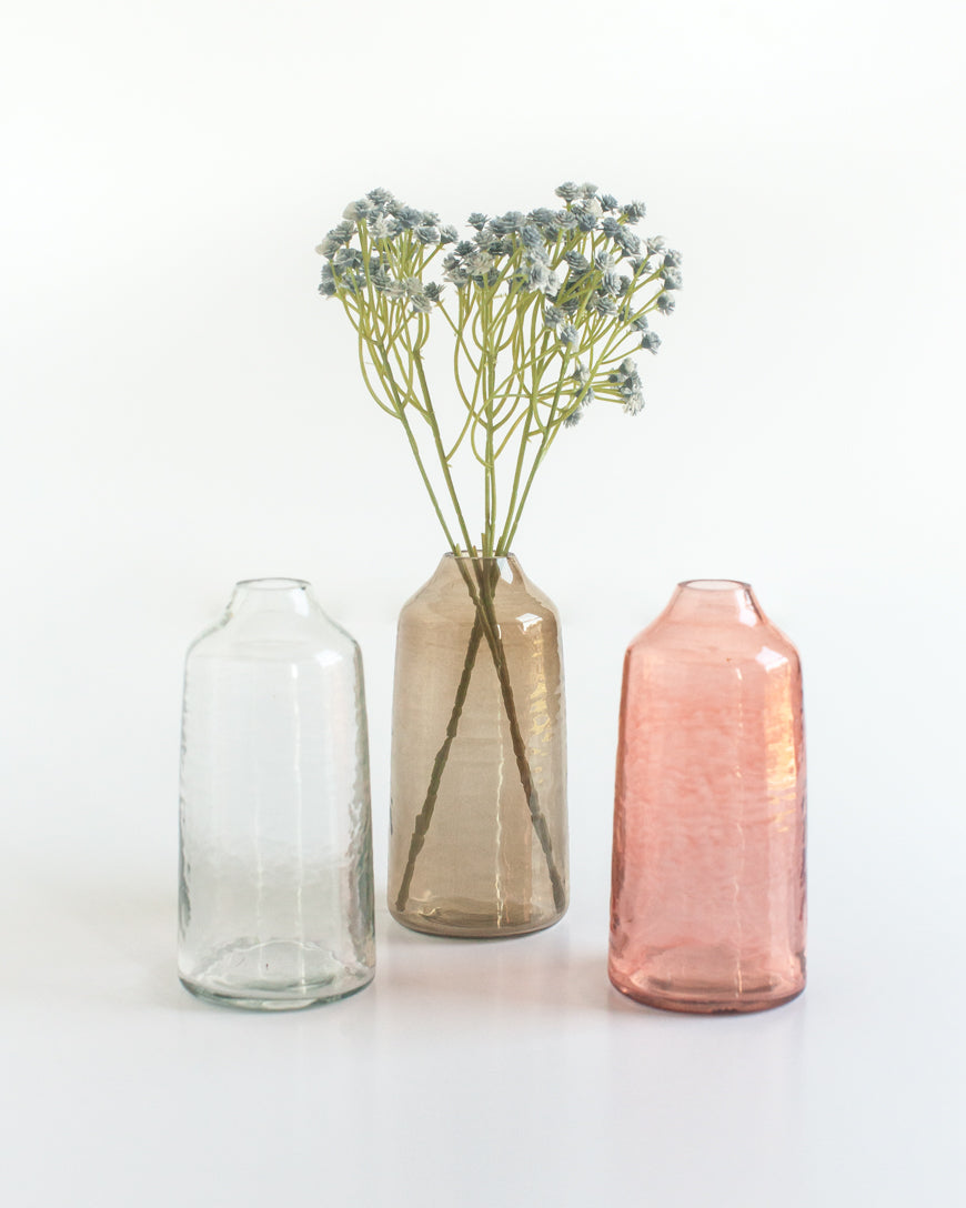 Siena Handblown Hammered Bud Vase-0