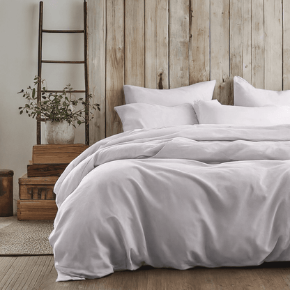 Tache Easy Care Cloud White Duvet Cover Bedding Set (505-CW-DS)-0