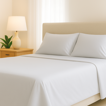 Bamboo Bed Sheet Set – Twill Weave (4-Piece Set)