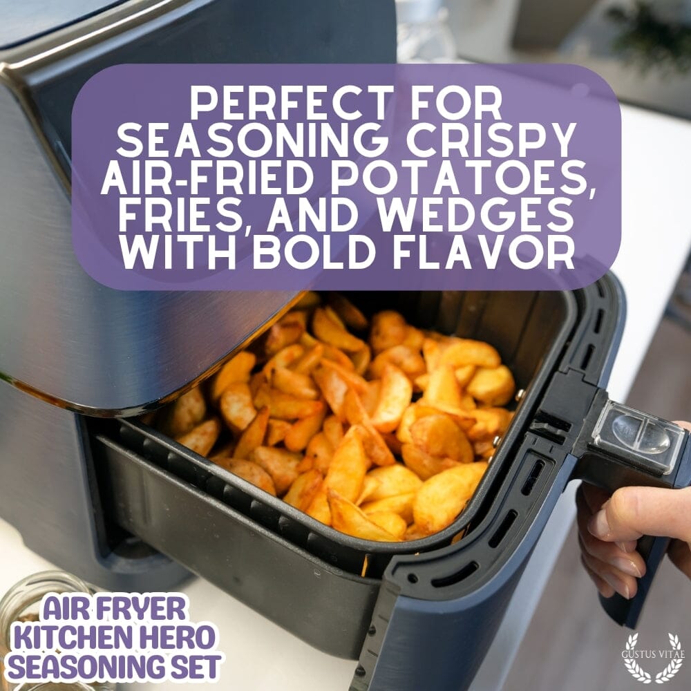 Air Fryer Kitchen Hero Seasoning Set - Artisanal Spice Blends Six Pack-1