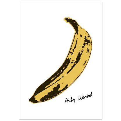 Andy Warhol's Banana, 1967 pop art poster-3