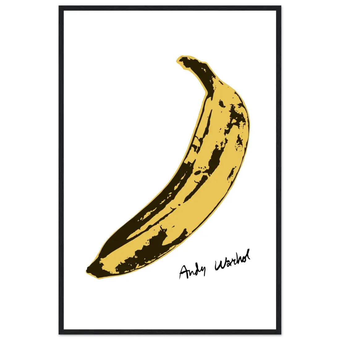 Andy Warhol's Banana, 1967 pop art poster-0