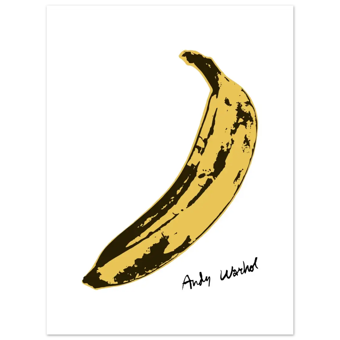 Andy Warhol's Banana, 1967 pop art poster-10