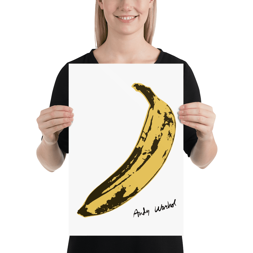 Andy Warhol's Banana, 1967 pop art poster-1