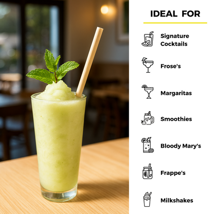 7.9" Bamboo Fiber Straws | 8mm-2