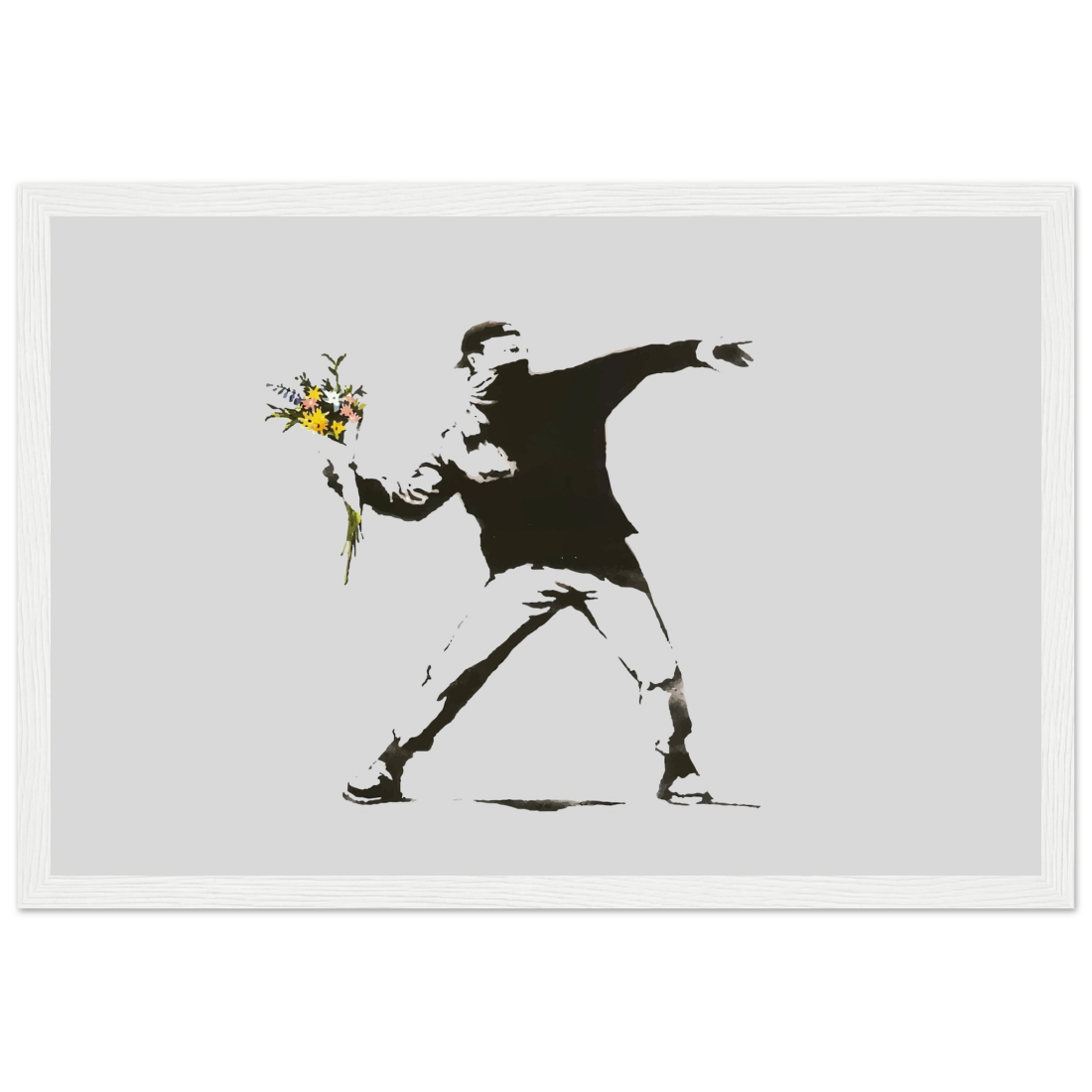 Banksy Flower Thrower artwork poster-10