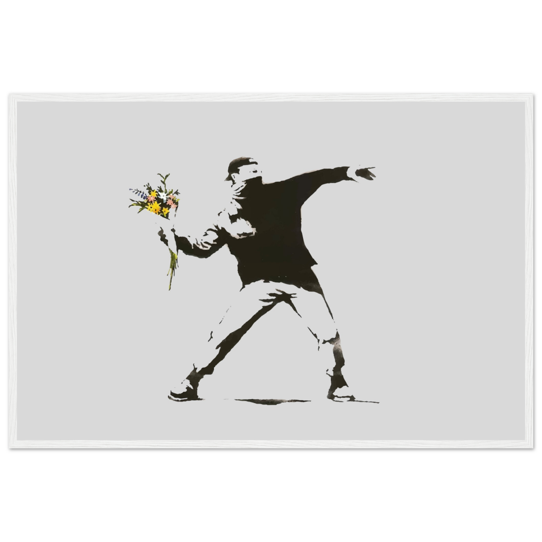 Banksy Flower Thrower artwork poster-16