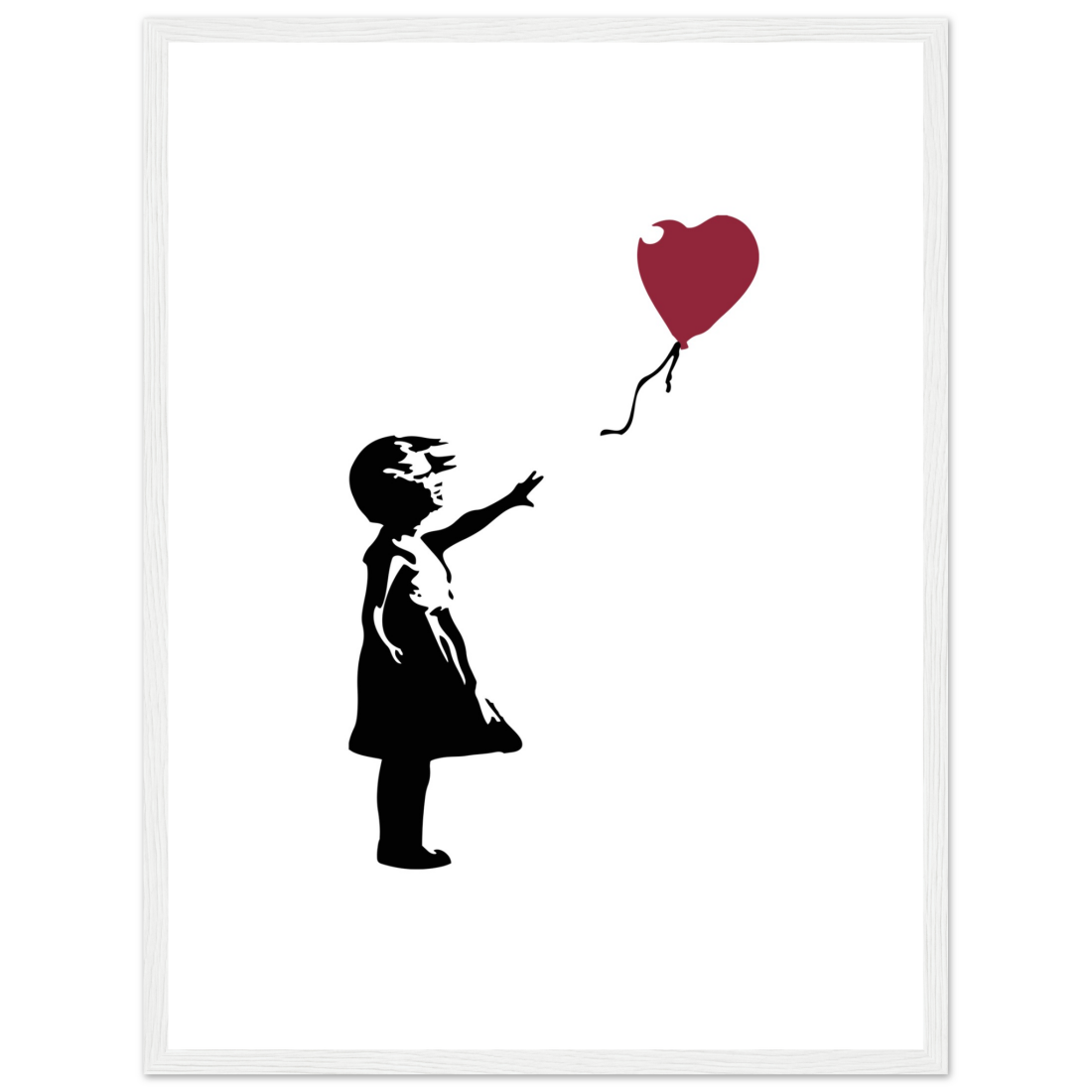 Banksy the Girl with a Red Balloon artwork poster-14