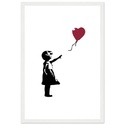 Banksy the Girl with a Red Balloon artwork poster-10